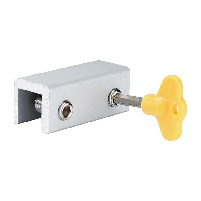 Kyusrd Summer All Home Savings!Window Locks,Sliding Window Locks for office Home With Security Lock Yellow Key,Window Stoppers for Vertical & Horizontal Sliding