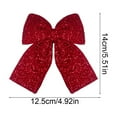 thumbnail image 4 of Skegnu Christmas Tree Decorations Christmas Sponge Bowknot Hanging Ornament Christmas Tree Wedding Hotel Decoration Bowknot Hanging Decoration Chritmas Decor, 4 of 7