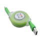 thumbnail image 1 of Injueey Cable retráctil de luz LED Micro USB, reemplazo luminoso para puerto Android, Cable de datos, de teléfono Type3 NO3, 1 of 5