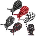 thumbnail image 1 of 5 piezas de gorro de chef de algodón ajustable, gorro de chef japonés, pañuelo para cocinar alimentos en la cocina, 1 of 5