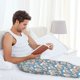 thumbnail image 5 of Balery Funny Cute Healthy Teeth Pantalones de pijama para hombre, pijama ultraligero, pantalón de descanso-X-Large, 5 of 6