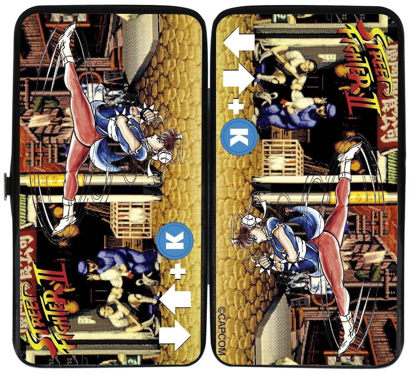 Street Fighter Video Game ChunLi's Spinning Bird Kick Hinged Wallet