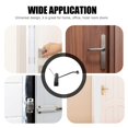 thumbnail image 2 of 1pc Zinc Alloy Automatic Door Closer Bar Door Closer Door Spring Closer (Black), 2 of 4