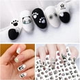thumbnail image 3 of 5 Sheets Panda Nail Art Stickers, 3D Cute Pandas with Bamboos Flowers Nail Art Stickers Decals for Nail Design Manicure DIY Decor Kids Scrapbook Craft, 3 of 4