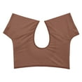 thumbnail image 3 of WNEGSTG Underarm Sweat Vest Breathable Underarm Sweat Proof Pads for Under Armpits Sweat for Women Girls Ladies Brown, 3 of 6