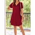 thumbnail image 5 of Avidlove Womens Nightgown Button Down Pajama Dress Sexy Ladies Sleepwear Maternity Night Shirts, 5 of 7