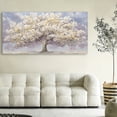 thumbnail image 5 of Large White Trees of Life Canvas Wall Art, Creative Trees Decor Painting Canvas Print for Living Room, Bedroom, Office Decorations, Gifts for Men, 5 of 7