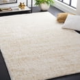 thumbnail image 2 of SAFAVIEH Berber Torvald Abstract Polyester Shag Area Rug, Ivory/Beige, 3' x 5', 2 of 8