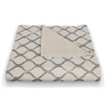 thumbnail image 3 of Creative Products Fishnet Gray 50x60 Coral Fleece Blanket, 3 of 3