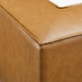 thumbnail image 6 of Modway Restore Vegan Leather Sectional Sofa Corner Chair in Tan, 6 of 8