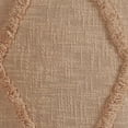 thumbnail image 3 of Ox Bay Sara Set of 2 Shag Diamond 18" x 18" Frappe Cotton Adult Decorative Throw Pillows, 3 of 6