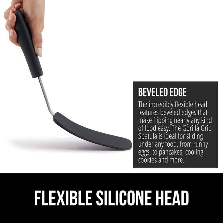 Non-Scratch Silicone Spatula, Heat Resistant Flexible Flipper photo 6