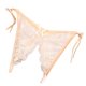thumbnail image 1 of Pantalones triangulares de encaje sexy de cintura baja y entrepierna abierta para mujer: lazo bonito, sin costuras, ropa interior para el día a día/casual/club, talla única para cinturas de 58-90 cm, 1 of 3