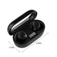 thumbnail image 3 of Earbuds Wireless, Hwkond Wireless Bluetooth Earphones, Intelligent Digital Display, Mini Lightweight Earphones, Black, Up to 60% Off, 3 of 8