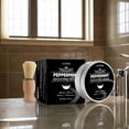 thumbnail image 5 of Peppermint Shaving Soap With Brush, Shaving Soap For Men, Softens Beard, Deeply Cleans, Nourishes And Protects Skin, 5 of 5