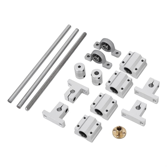 Accesorios de montaje de impresora, 15 Uds., para Kit de varilla de tornillo guía T8, juego de herramientas de medición de coordenadas