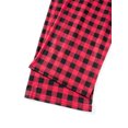 thumbnail image 5 of Spewahor Family Matching Christmas Pajamas, Cartoon Hat Letter Print Long-Sleeved Tops + Plaid Pattern Trousers Sleepwear, 5 of 10