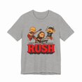 thumbnail image 2 of Cartoon Rock Band Style T-Shirt, Parody Graphic Tee, Classic Music Theme Shirt, Unisex Cotton Casual Graphic Tee Funny Gift, 2 of 3