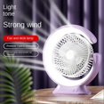 thumbnail image 5 of Desk Lamp Fan 1200mAh Rechargeable Mini Handheld Electric Fan 3 Speed Portable Desk Fan Yellow, 5 of 5