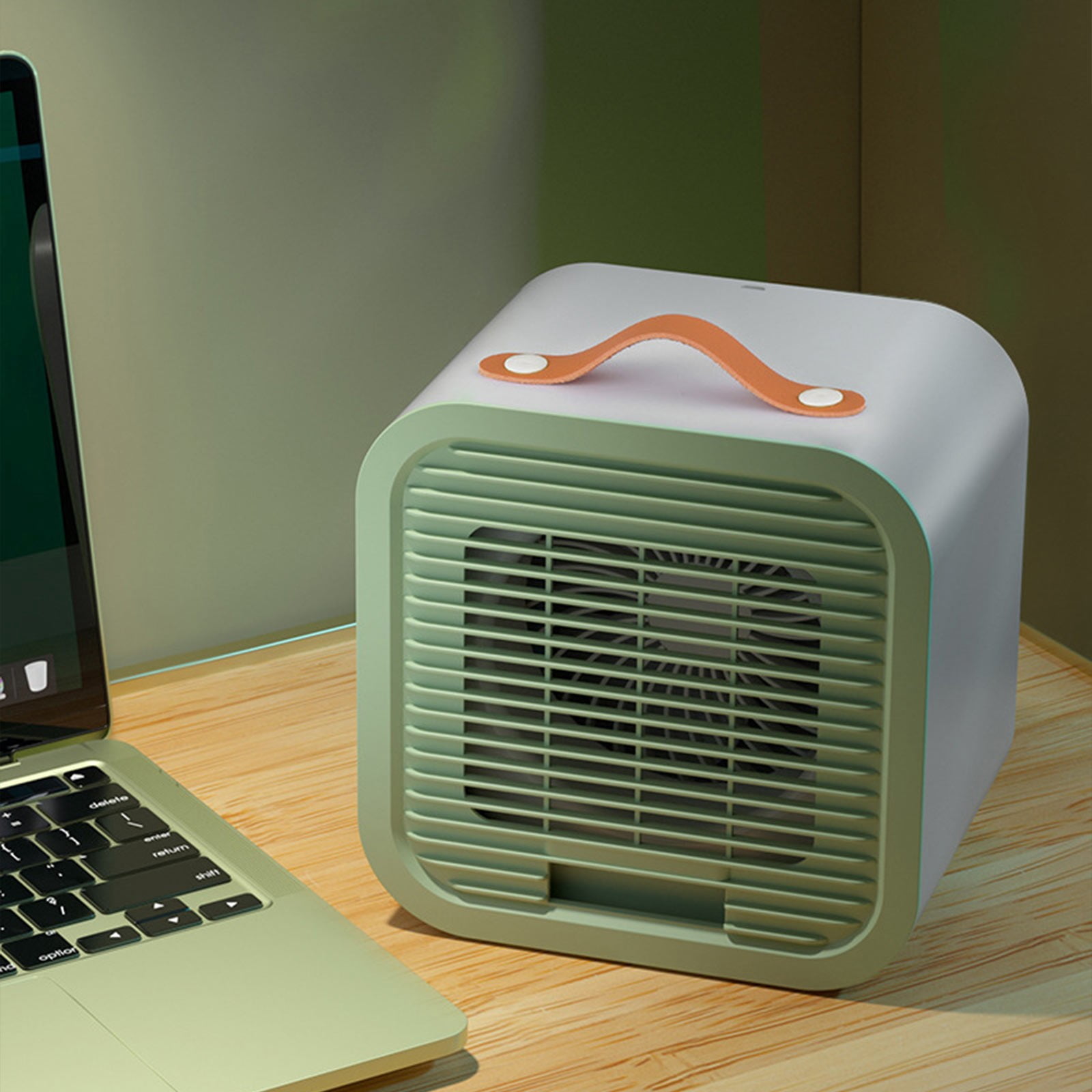 PHIGZNT Portable Air Conditioners, Air Cooler Evaporative Personal Mini AC with Remoter, 3 Wind Speed, 2-4-8H Timer, 3 Modes, Colorful Night Light, Portable AC for Room, Car, Bedroom
