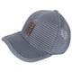 thumbnail image 3 of EeaseMX Gorra de béisbol de malla de secado rápido con visera, color liso, ajustable, transpirable y refrescante, para viajes al aire libre en otoño (gris), 3 of 8