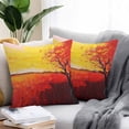 thumbnail image 3 of Outdoor Pillow Cover Abstract Art Set of 2 Waterproof Throw Pillowcases Tree Decorative Patio Furniture Pillows for Couch Garden Indoor & Outdoor Use, 3 of 9