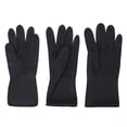 thumbnail image 1 of EeaseMX pares de guantes de goma reutilizables para limpieza del hogar, para teñir el cabello, cocina, impermeables, protectores para lavavajillas y ropa, guantes de látex (negros, tallas S, M, L), 1 of 7