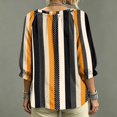 thumbnail image 5 of Womens Polka Dot Lace Up Blouses Summer Casual Loose Flowy Tops Shirts Floral Blouses Work Shirts, 5 of 5