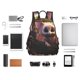 thumbnail image 4 of Balery Adorable Fluffy Bat Mochila Ligera para Hombres y Mujeres – Resistente y Impermeable, Ideal para la Escuela, el Trabajo, los Viajes y el Uso Diario, 4 of 7