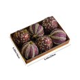 thumbnail image 3 of Christmas Balls, Hanging Ornaments, Set Of 6 Wine Colored Plastic Christmas Tree Decorations, Durable Shatterproof Holiday Decorative Balls for Indoor Outdoor Party Decor, 3 of 6