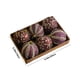 thumbnail image 3 of Fiudx Juego de Bolas Navideñas, Color Vino, Plástico Duradero, 6 Piezas, Adornos Colgantes, Decoración Navideña, para Árbol de Navidad y Corona, Fácil de Colgar, 8 Cm., 3 of 6