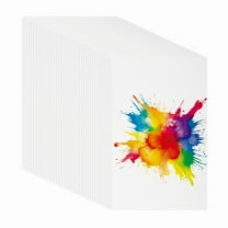 Uxcell 128 Sheets Cotton Watercolor Paper 140lb/300 GSM Paint Paper 5.5x8.5 Inch