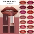 thumbnail image 2 of CHARMACY lápiz labial mate satinado suave, 15 colores, fácil de usar, Sexy, rojo, resistente al agua, larga duración, cosmético de belleza, 2 of 5