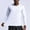White, variant on Long Sleeve T Shirt Men - Crew Neck Soft Casual Fashion Mens Full Sleeve T-Shirts 2025