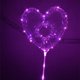 thumbnail image 4 of Globos LED de unicornio transparentes con asa en forma de corazón, globos luminosos para decoración de bodas, fiestas de cumpleaños, globos con luz LED para niños, 4 of 5