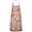 Pink Christmas Santa, variant on Pink Christmas Gingerbread Pattern Apron-Garden Aprons for Women with Pockets-Cotton Linen Waterproof Kitchen Cooking Gardening Aprons Adjustable for Kitchen,Cooking,BBQ and Salon 33"x27"