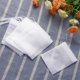 thumbnail image 5 of Drawstring Tea Filter Bags Empty Bag for Loose Leaf Tea 100Pcs White, 5 of 5