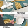 thumbnail image 3 of Teal Gold Wave Marble Pattern Kitchen Rug Mat,Kitchen Runner Rugs Non Skid Washable,Decorative Kitchen Floor Mats for Kitchen,Sink,Laundry,17"X47", 3 of 5