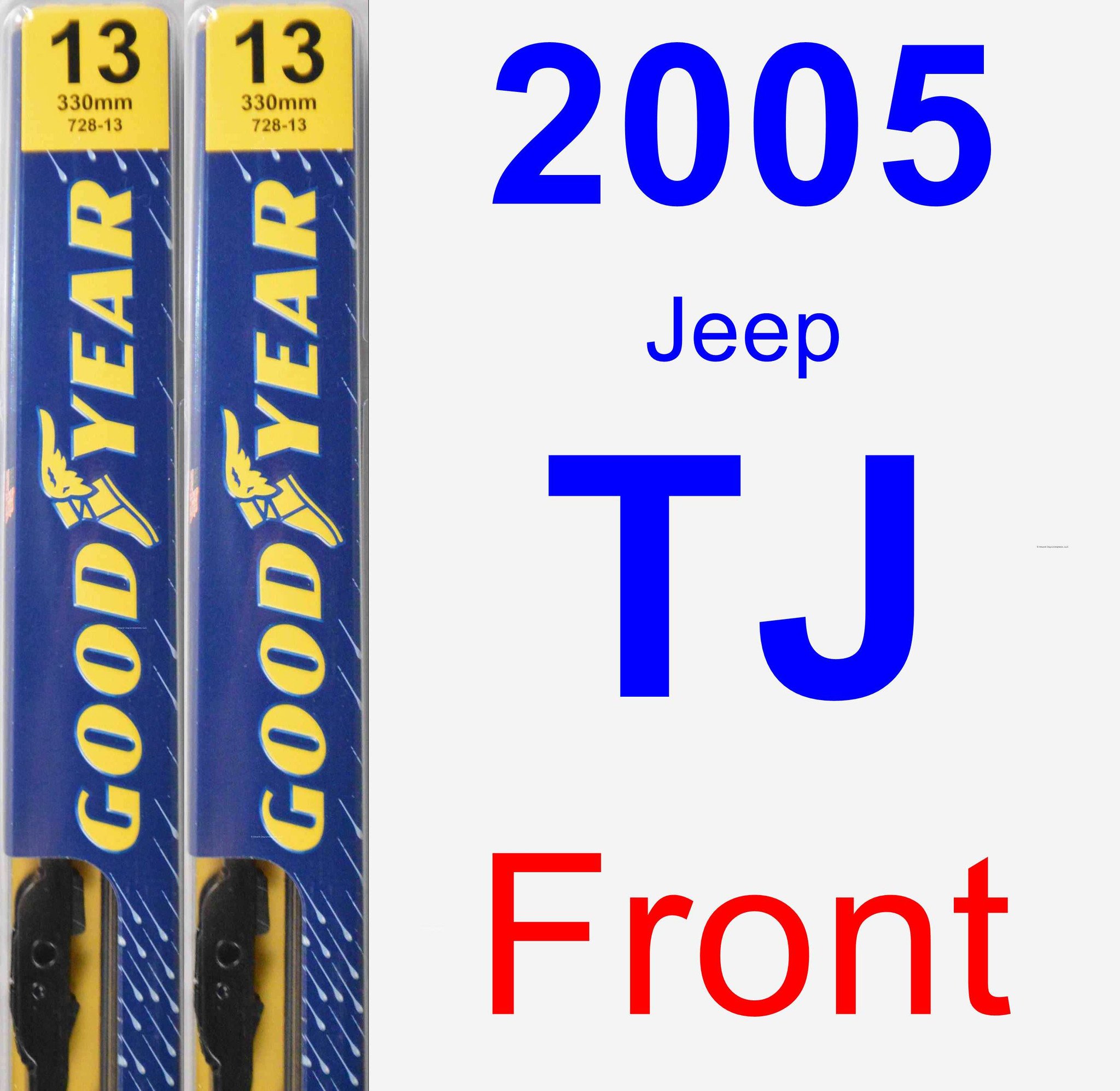 2005 Jeep TJ Wiper Blade Set/Kit (Front) (2 Blades) Premium