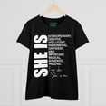 thumbnail image 4 of Women's "She Is" Midweight Cotton Tee, 4 of 5
