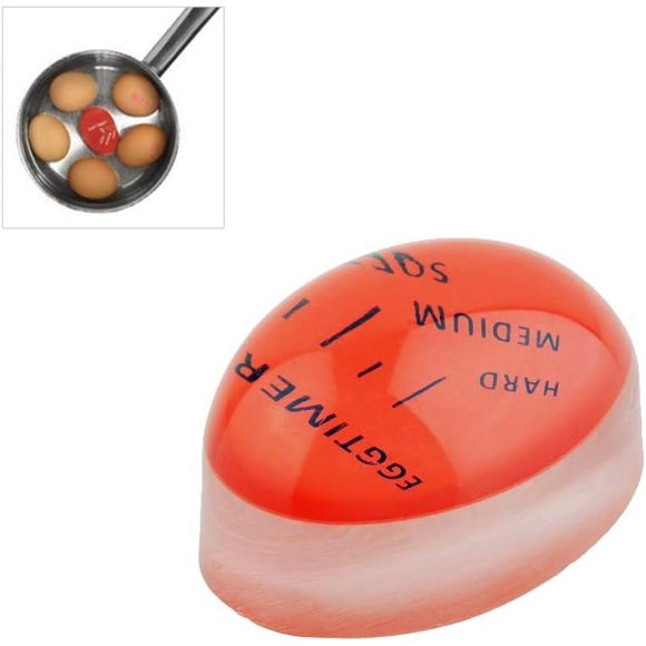 shiyou-Egg Timer, Hard and Soft Boiled Color Changing Indicator, Colour Changing Boiled EggTimer, Nice Egg Timer, Boiled Egg Timer