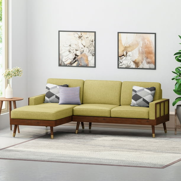Michelle Fabric 3 Seater Sectional Set with Chaise Lounge ...