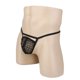 thumbnail image 5 of Hombre Ropa Interior Perizona G String Malla Breve Lencería Negra Ropa Interior BLESIY Tanga hueco, 5 of 8