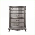 thumbnail image 3 of Chests & Wardrobes | Ariadne Traditional Antique Platinum Chest | Antique Silver | Synthetic Wood, 3 of 5