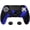 Blue & Black, variant on PlayVital Guardian Edition Anti-Slip Ergonomic Silicone Cover Case for ps5 Edge Controller, Soft Rubber Protector Skin for ps5 Edge Wireless Controller with Thumb Grip Caps - Black