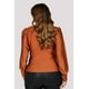 thumbnail image 3 of Blusa formal de satin Roman Fashion /Tallas Extras, 1789 (Chedron naranja oscuro 42, 3 of 7