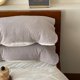 thumbnail image 1 of Nvzi 1 funda de almohada acolchada de algodón lavado con arena. Comienza la noche de tus sueños con esta cómoda y transpirable funda de almohada de 19,69 x 29,53 pulgadas (gris)., 1 of 5