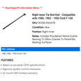 thumbnail image 2 of Right Inner Tie Rod End - Compatible with 1980, 1982 - 1983 Ford F-100, 2 of 2