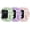 LightGreen+Lavender+LightPink, variant on Scrunchie Bands Compatible with Kids Apple Watch Band, Cute Stretchy Breathable Strap for iWatch Series 10 9 8 7 6 5 4 3 SE SE2 Small Wrists Boys Girls
