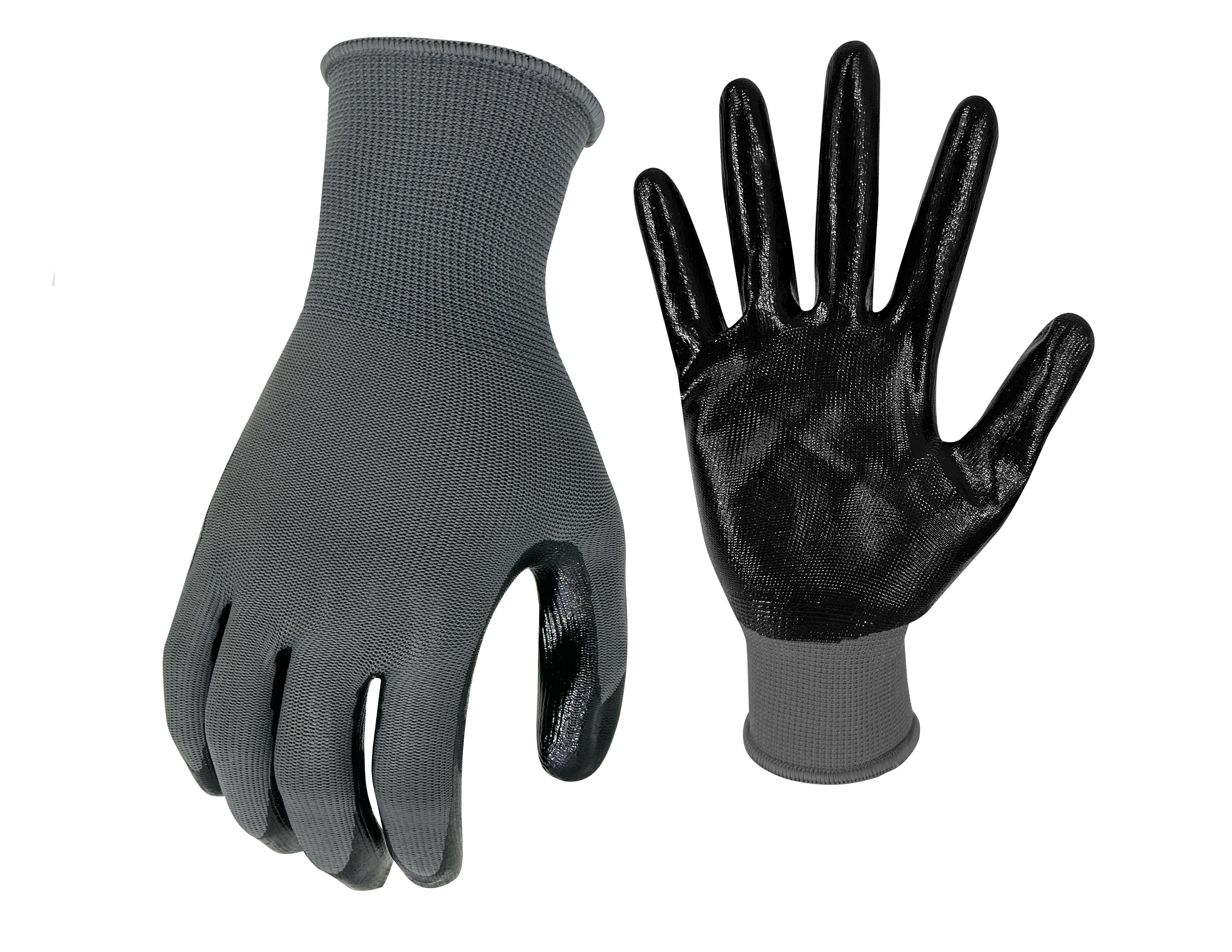 Libman Black Industrial Grade Rubber Blended Reusable Gloves